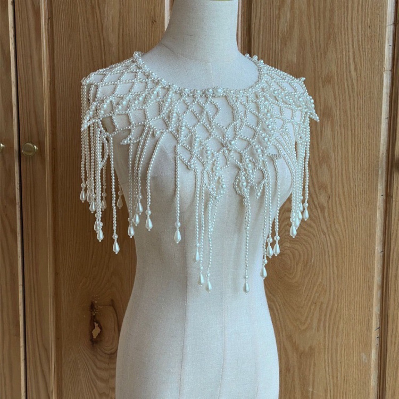 Pearl Trim Chain - Ręcznie Robiony Perłowy Łańcuszek na Ciało,