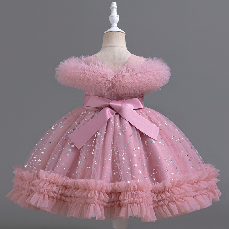 Modna sukienka księżniczki dla – Lace Ribbon Trim recenzja i cena