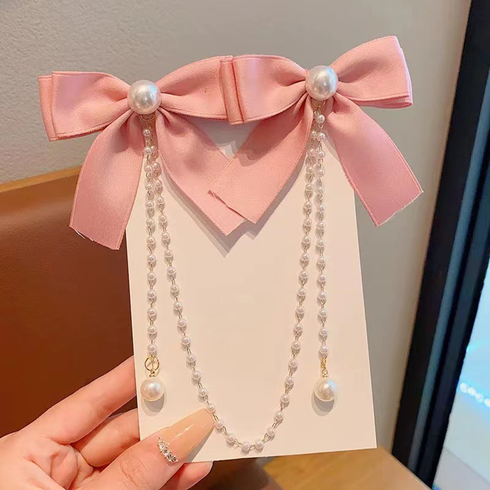 Dziecięca kokardka spinka do w – Pearl Trim Chain recenzja i cena