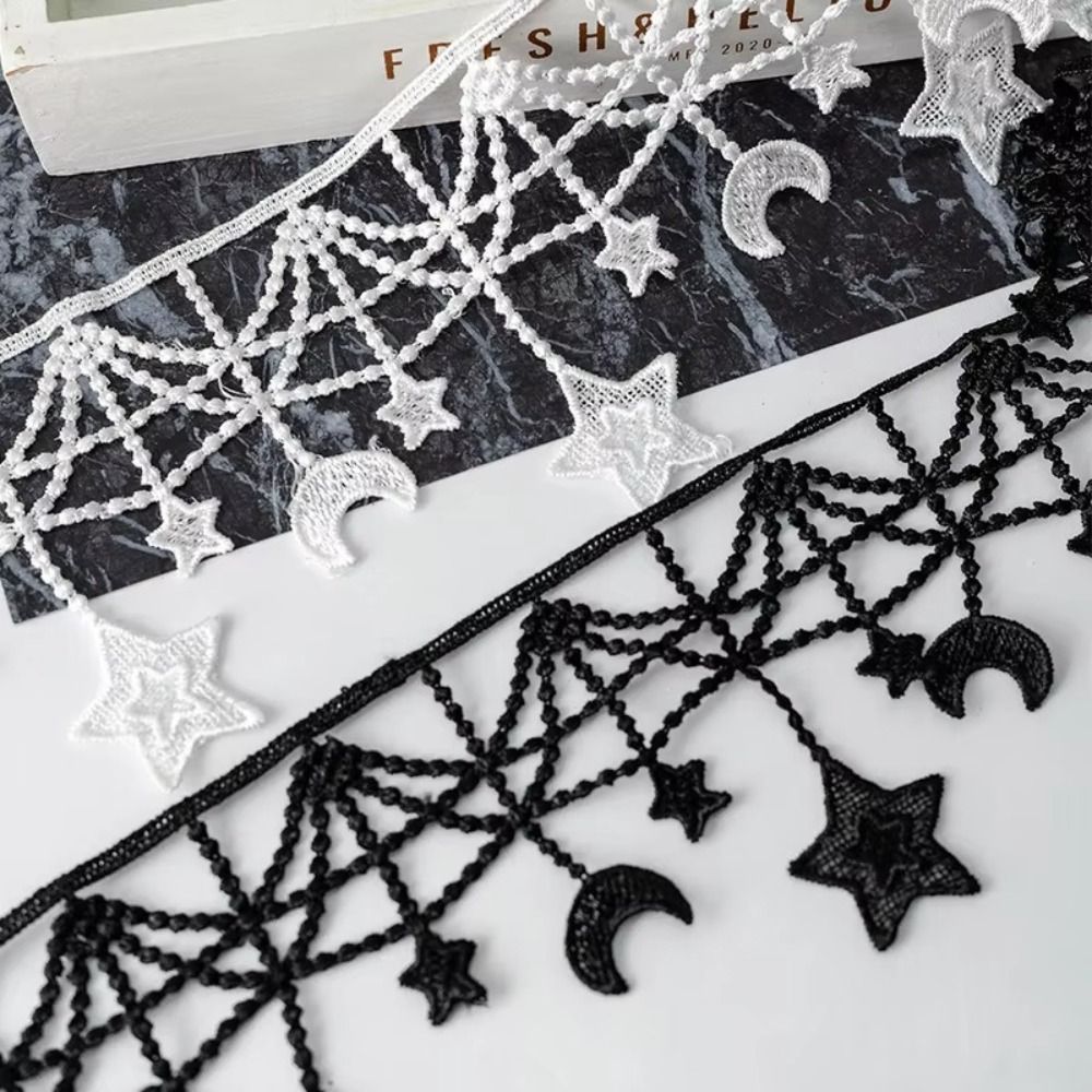 Czarno-biała koronkowa taśma o – Lace Ribbon Trim recenzja i cena