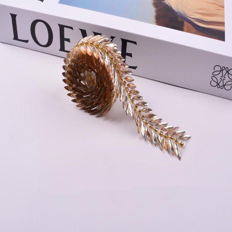 1 jard taśmy z kryształkami do – Lace Ribbon Trim recenzja i cena
