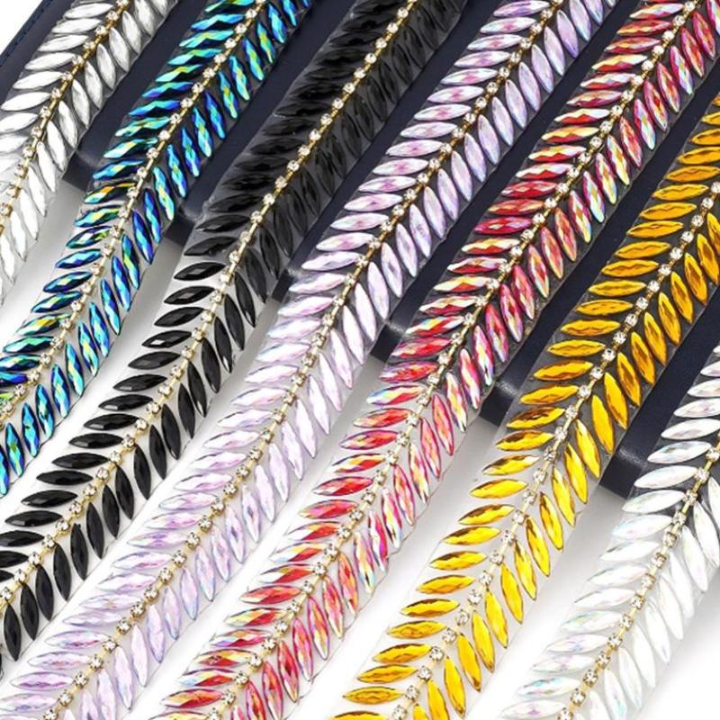 1 jard taśmy z kryształkami do – Lace Ribbon Trim recenzja i cena