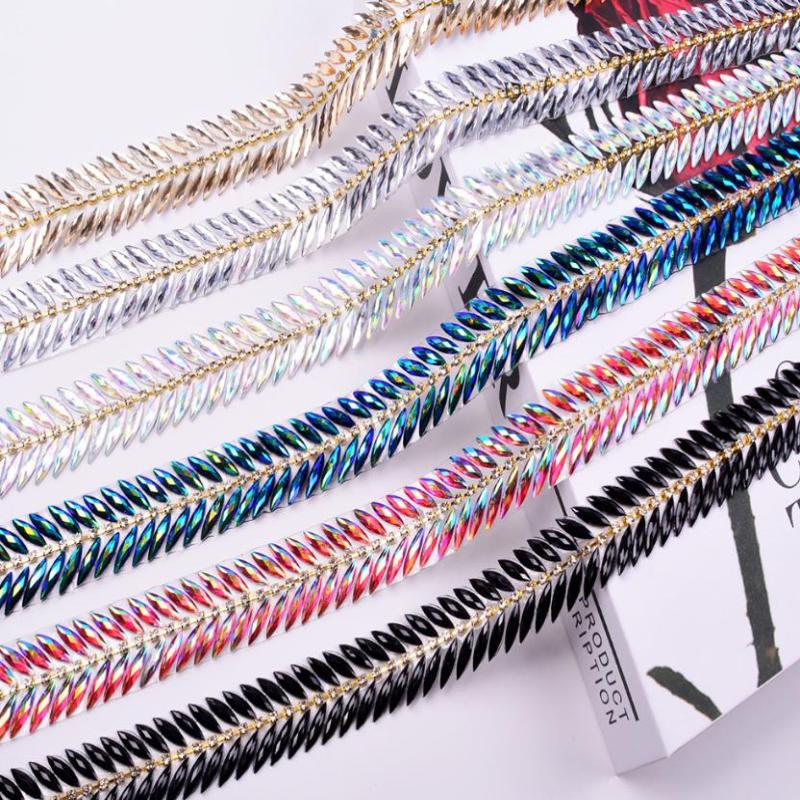 1 jard taśmy z kryształkami do – Lace Ribbon Trim recenzja i cena