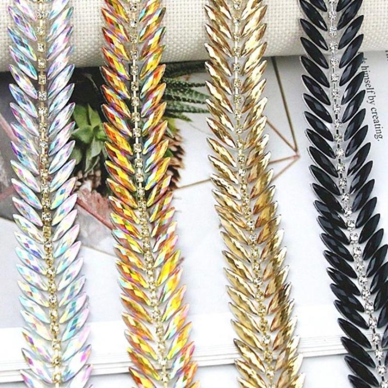 1 jard taśmy z kryształkami do – Lace Ribbon Trim recenzja i cena