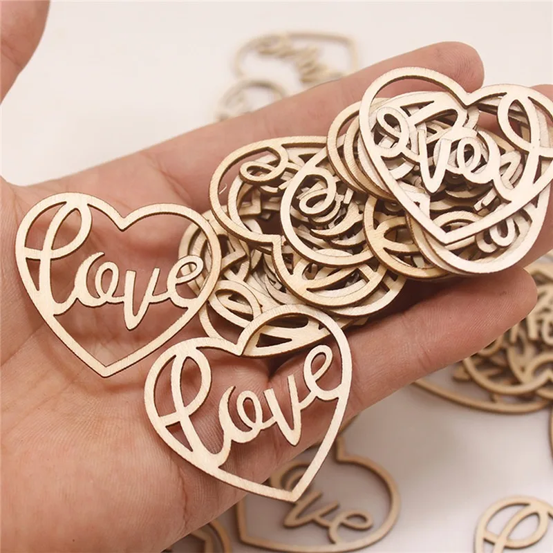 50 szt. Drewniane ozdoby w ksz – Craft Embellishment recenzja i cena