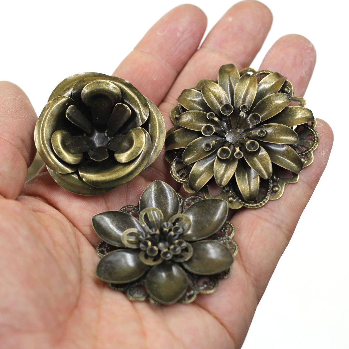 6 szt. Ozdoby połączenie kwiat – Craft Embellishment recenzja i cena