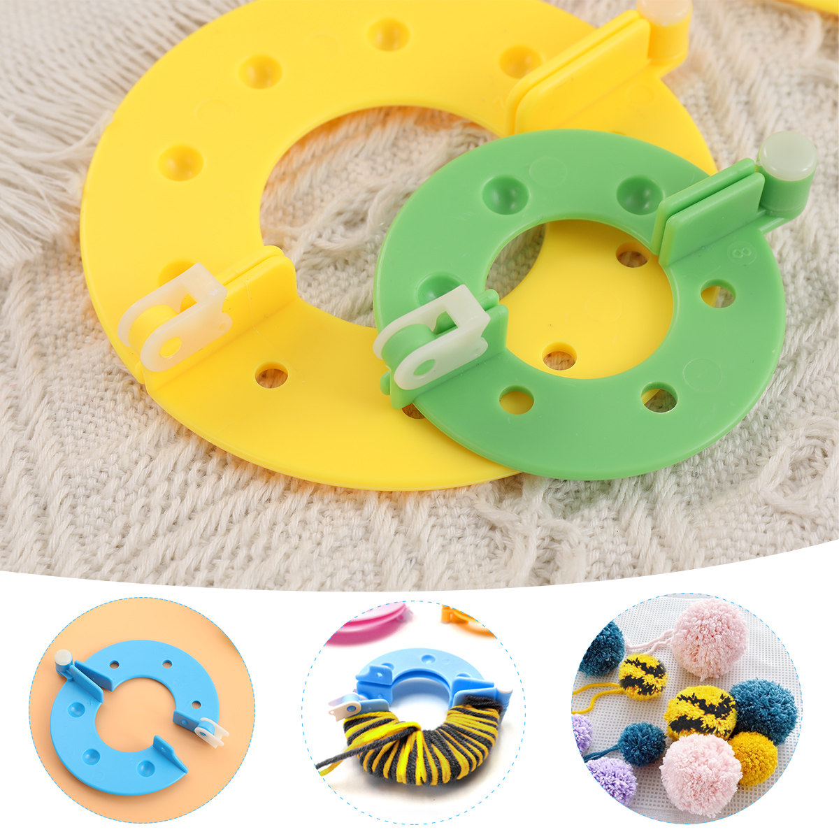 8 szt. zestaw do robienia pomp – Pom Pom Maker Tool recenzja i cena