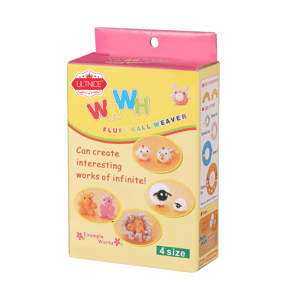 8 szt. zestaw do robienia pomp – Pom Pom Maker Tool recenzja i cena